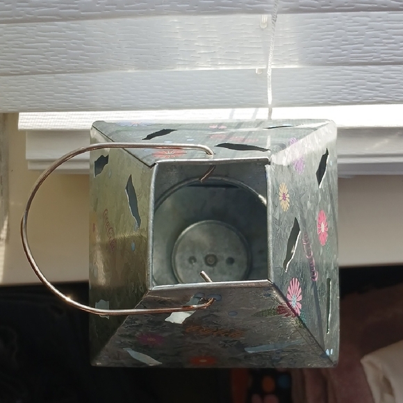 Coca-Cola Silver and Red Metal Birdhouse - Picture 7 of 7